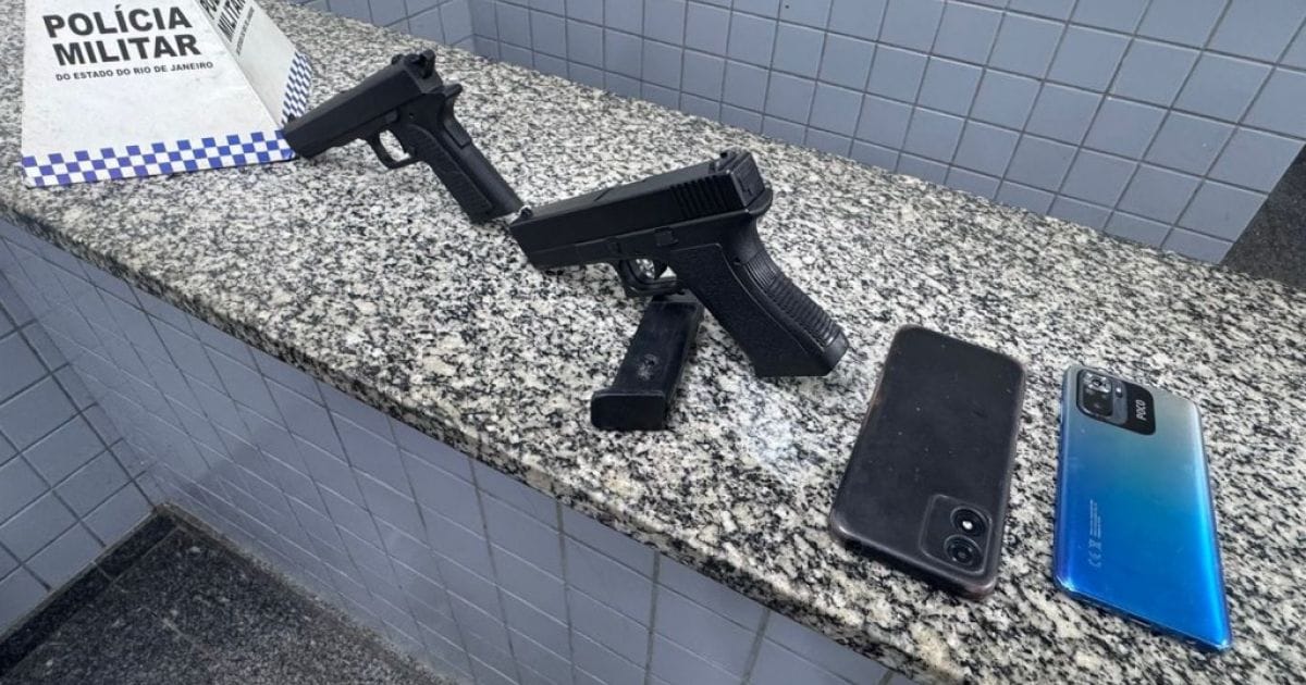 Imagem ilustrativa da matéria: Adolescentes são apreendidos com réplicas de pistola em Guarus