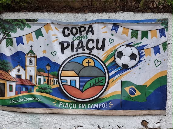 Imagem ilustrativa da matéria: Moradores transformam Piaçu em palco da Copa do Mundo 2026