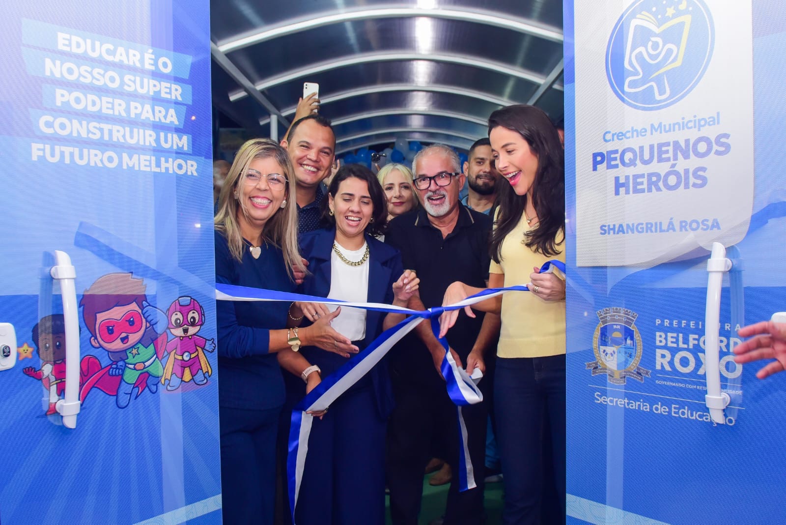 Imagem ilustrativa da matéria: Prefeita Mariana Canella inaugura complexo Shangrilá Rosa com creche. USF, praça e CRAS