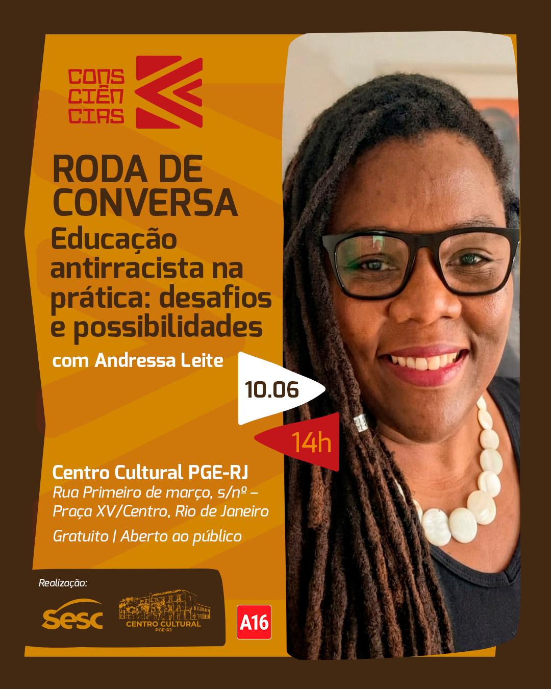 Imagem ilustrativa da matéria: Projeto Consciências: Centro Cultural PGE-RJ sedia roda de conversa sobre educação antirracista