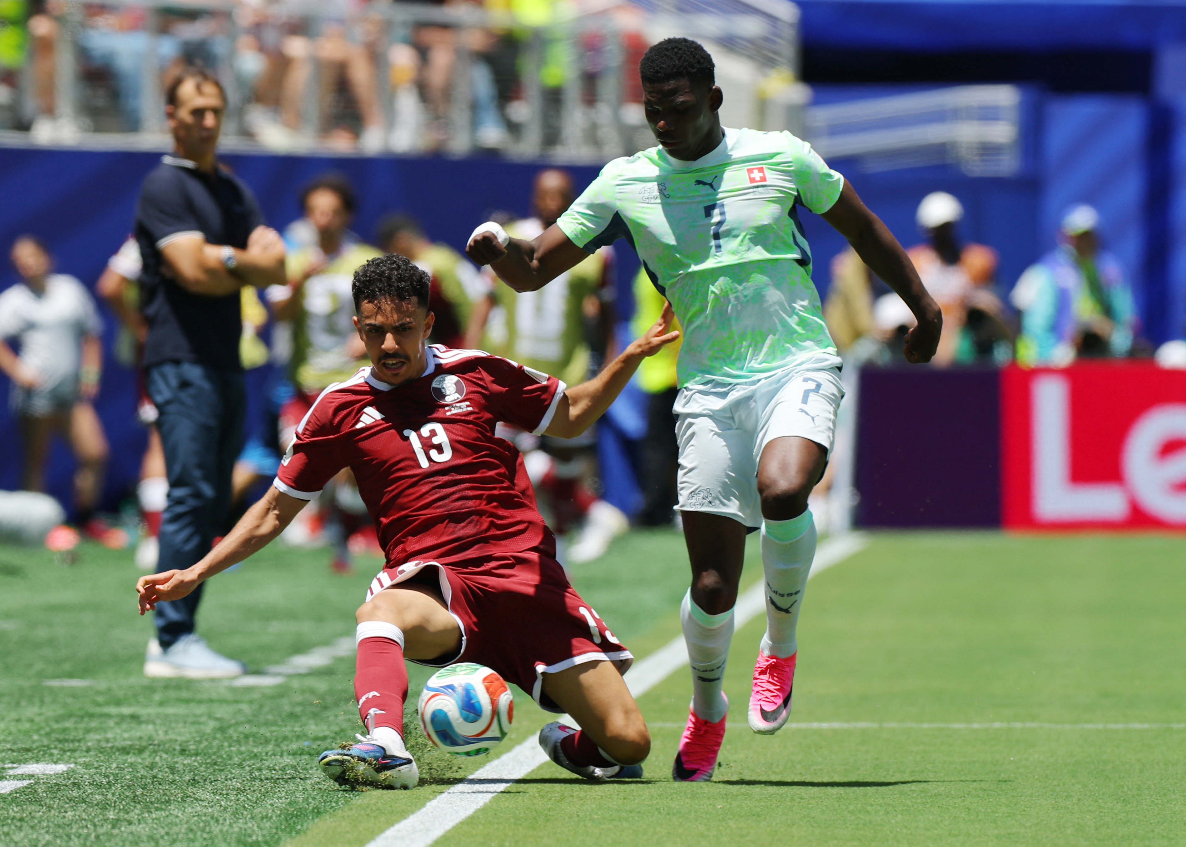 Imagem ilustrativa da matéria: Qatar arranca empate no fim contra Suíça em jogo agitado